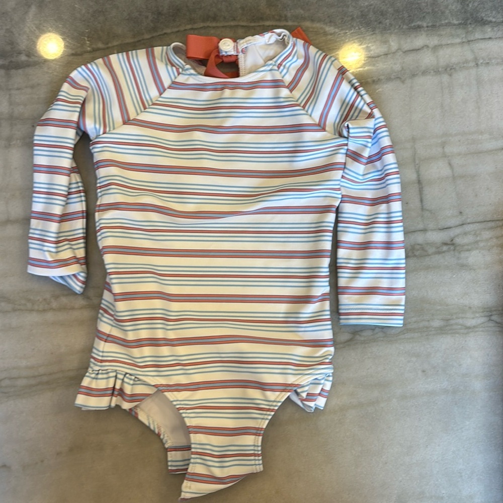 Minnow Floral Long Sleeve Swimsuit